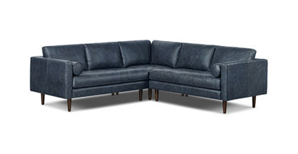 Napa Leather Corner Sectional Sofa