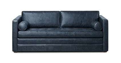 Napa 82 Leather Pull-Out Convertible Sleeper Sofa