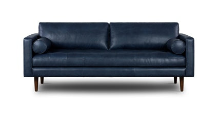 Napa Leather Sofa 88.5”