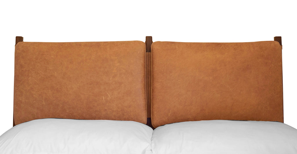 Truro Bed with Leather Cushions