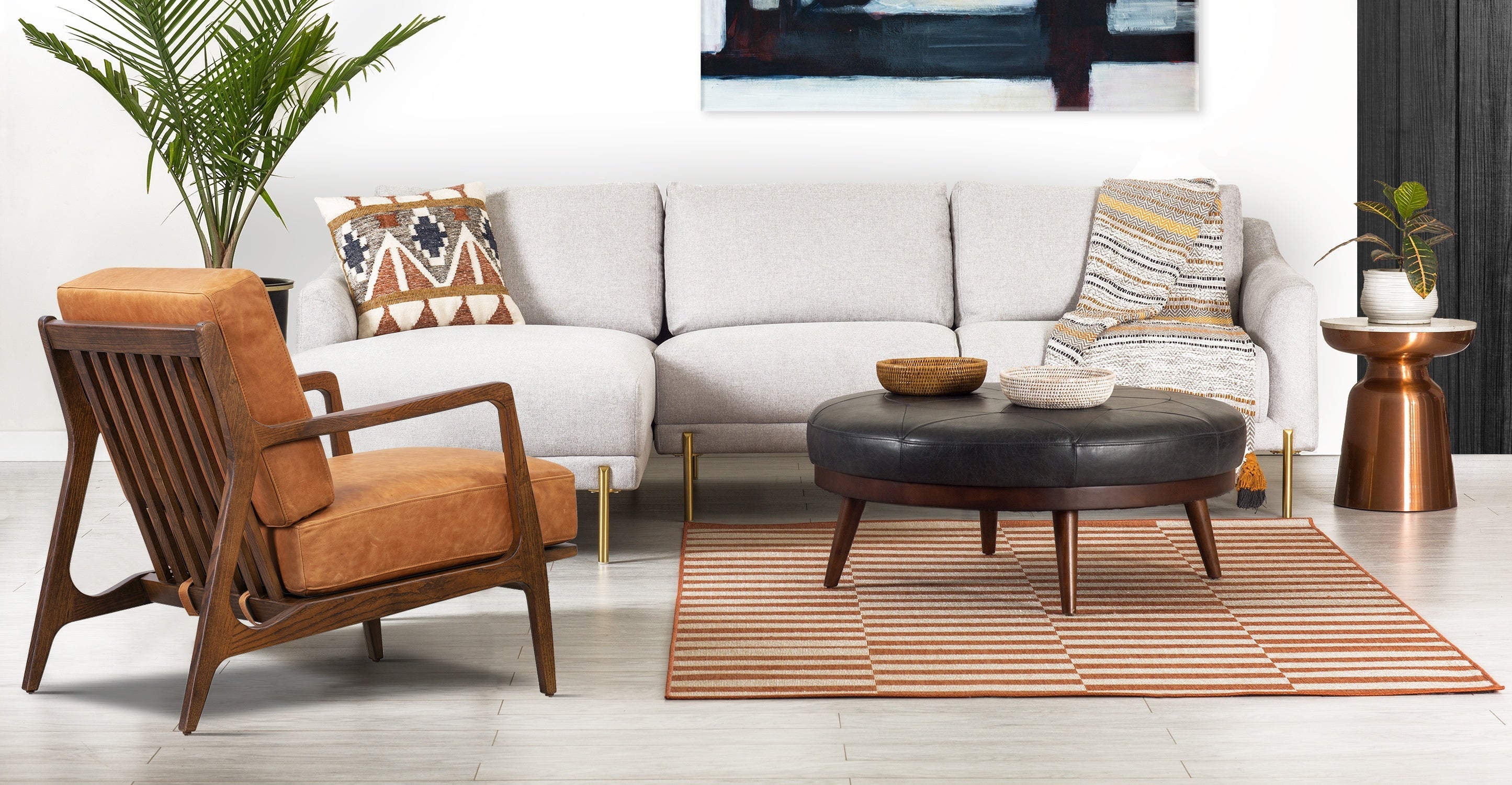 Verity Leather Lounge Chair