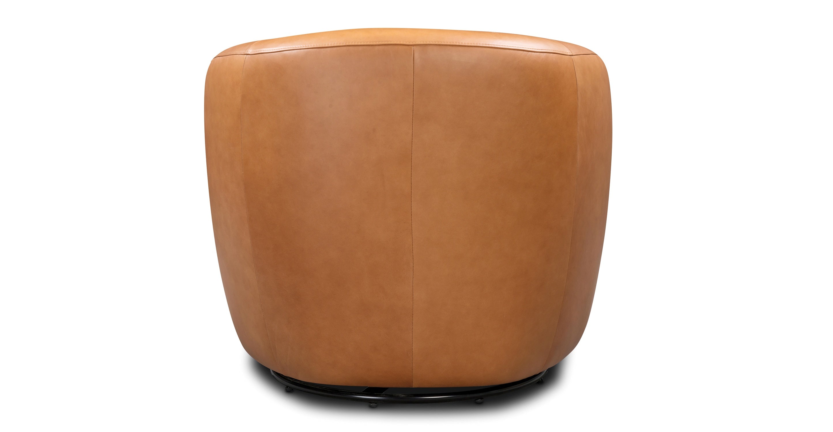 Alma Leather Swivel Chair