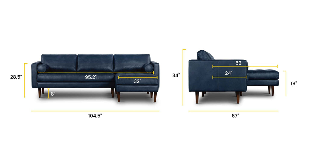 Napa Right-Facing Sectional Sofa