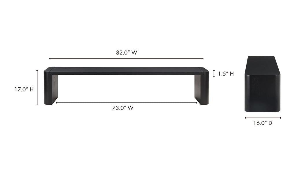Post Large Dining Bench