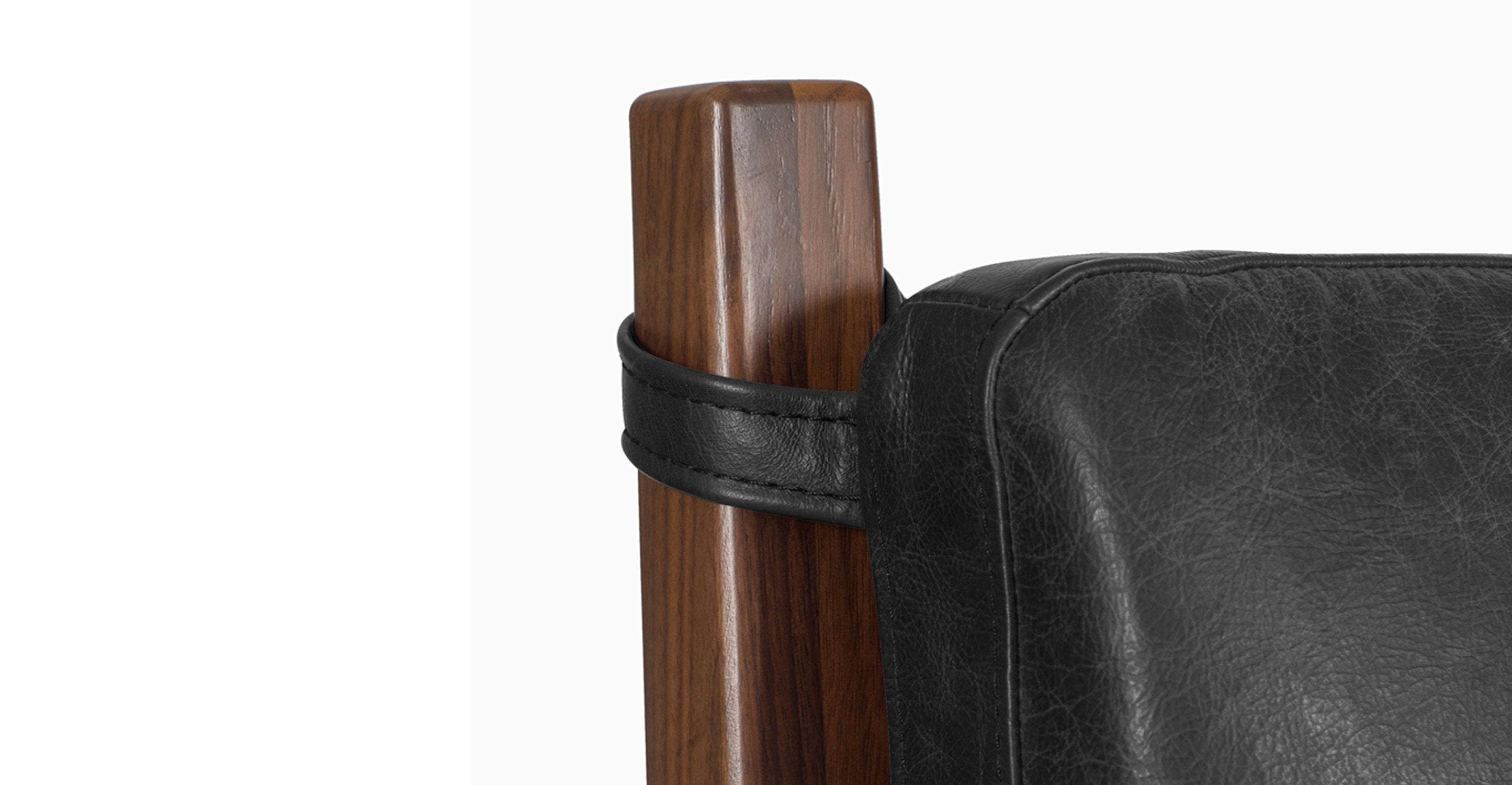 Truro Bed with Leather Cushions