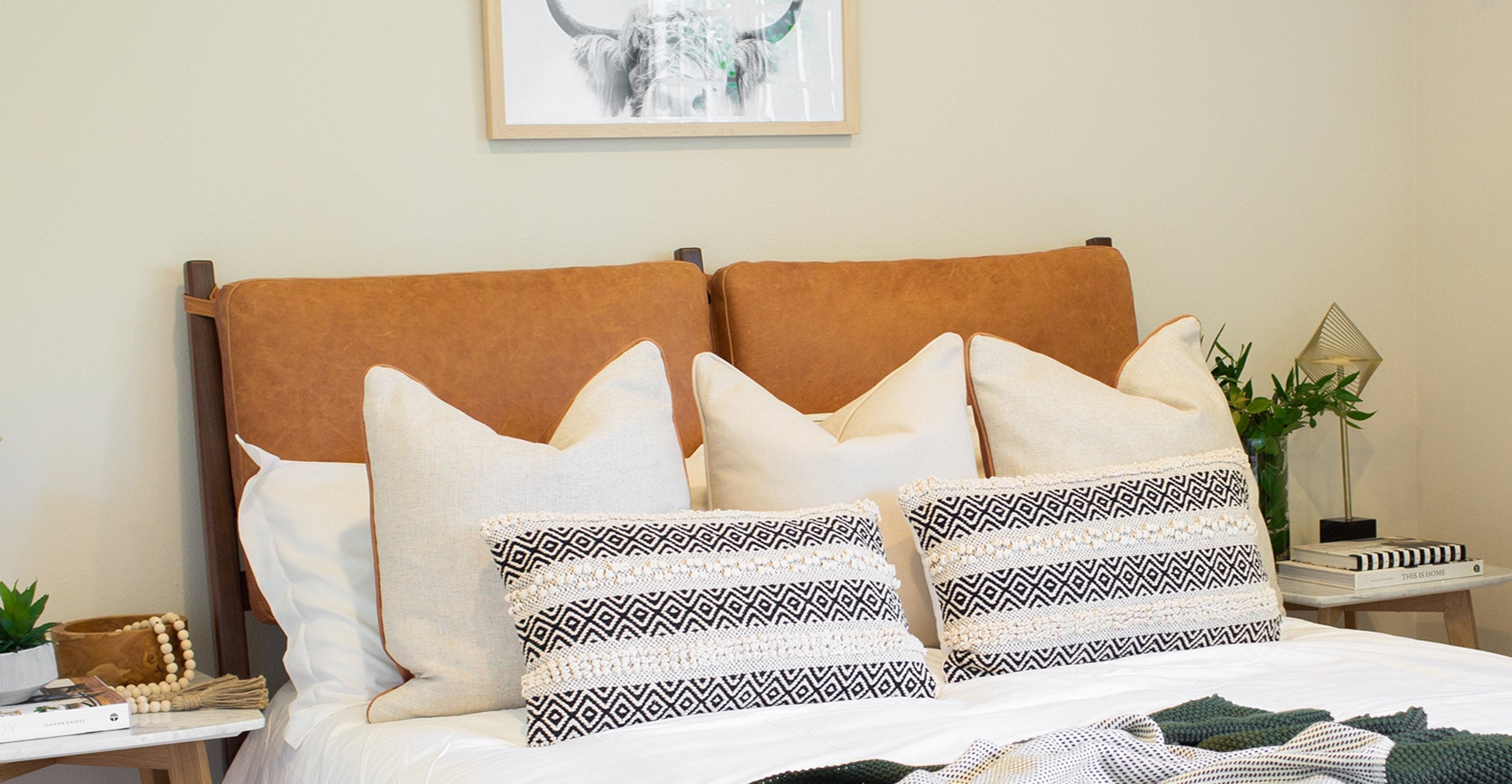 Truro Bed Headboard Cushion Set