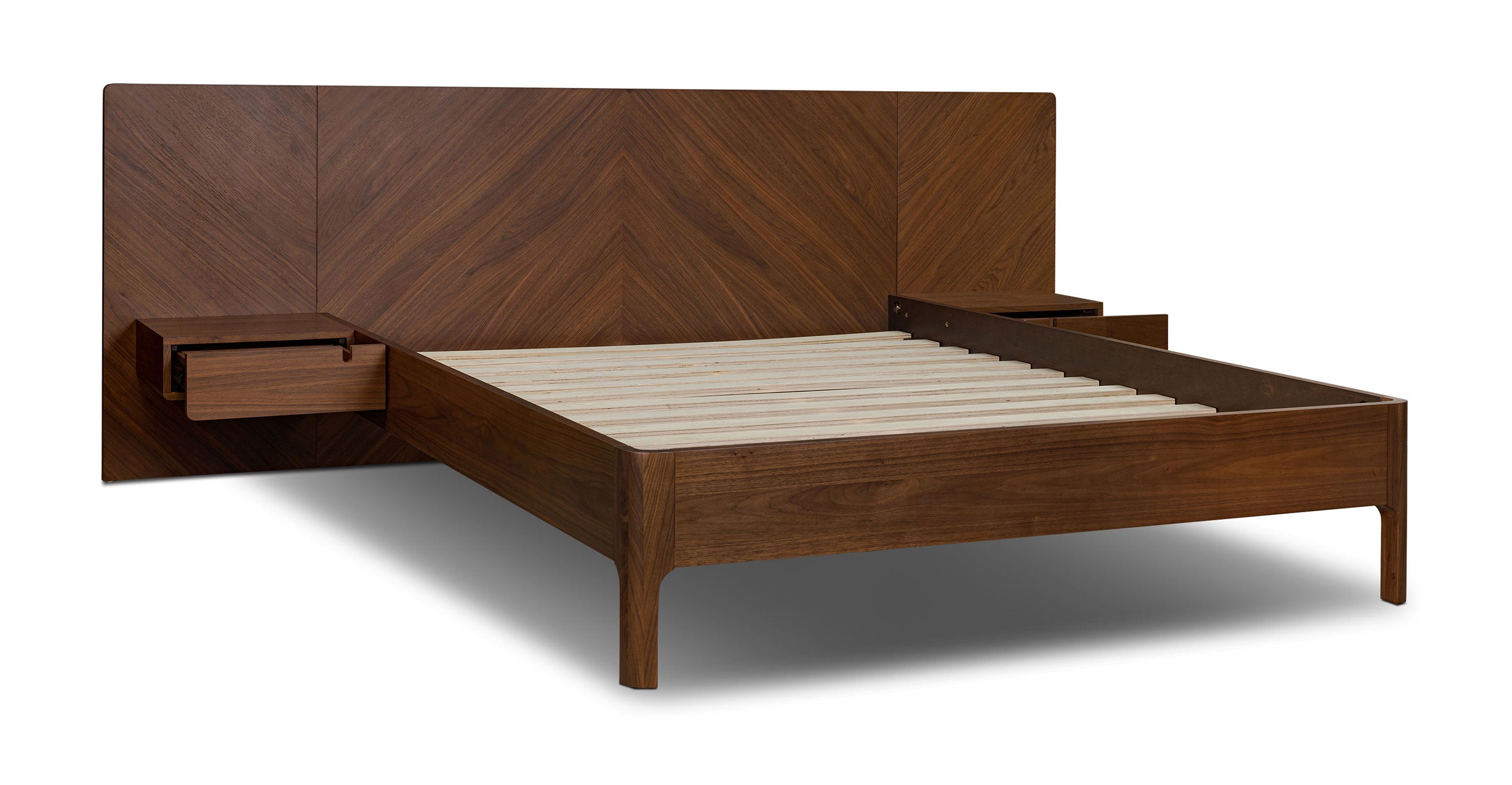 Amalfi Low Profile Bed with Nightstands