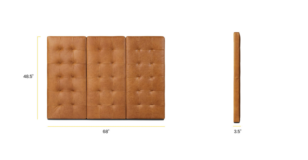 Napa Leather Bed Headboard