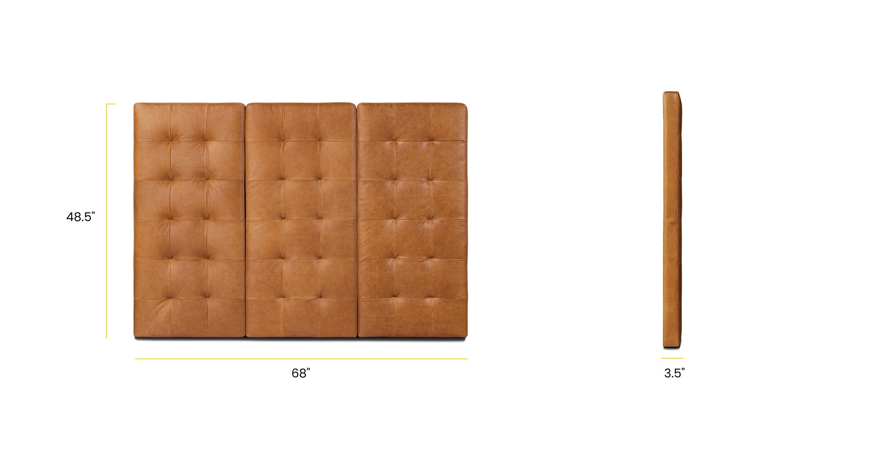 Napa Leather Bed Headboard