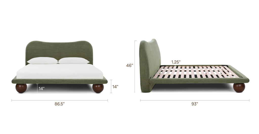 Orbit Bed - Chenille Velvet