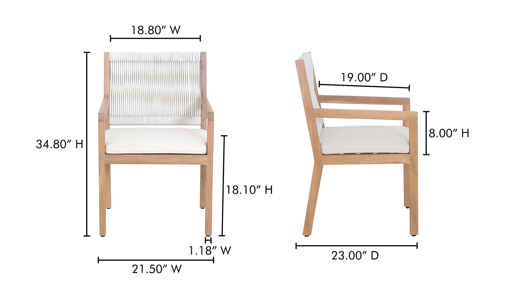 Luce Outdoor Dining Chair