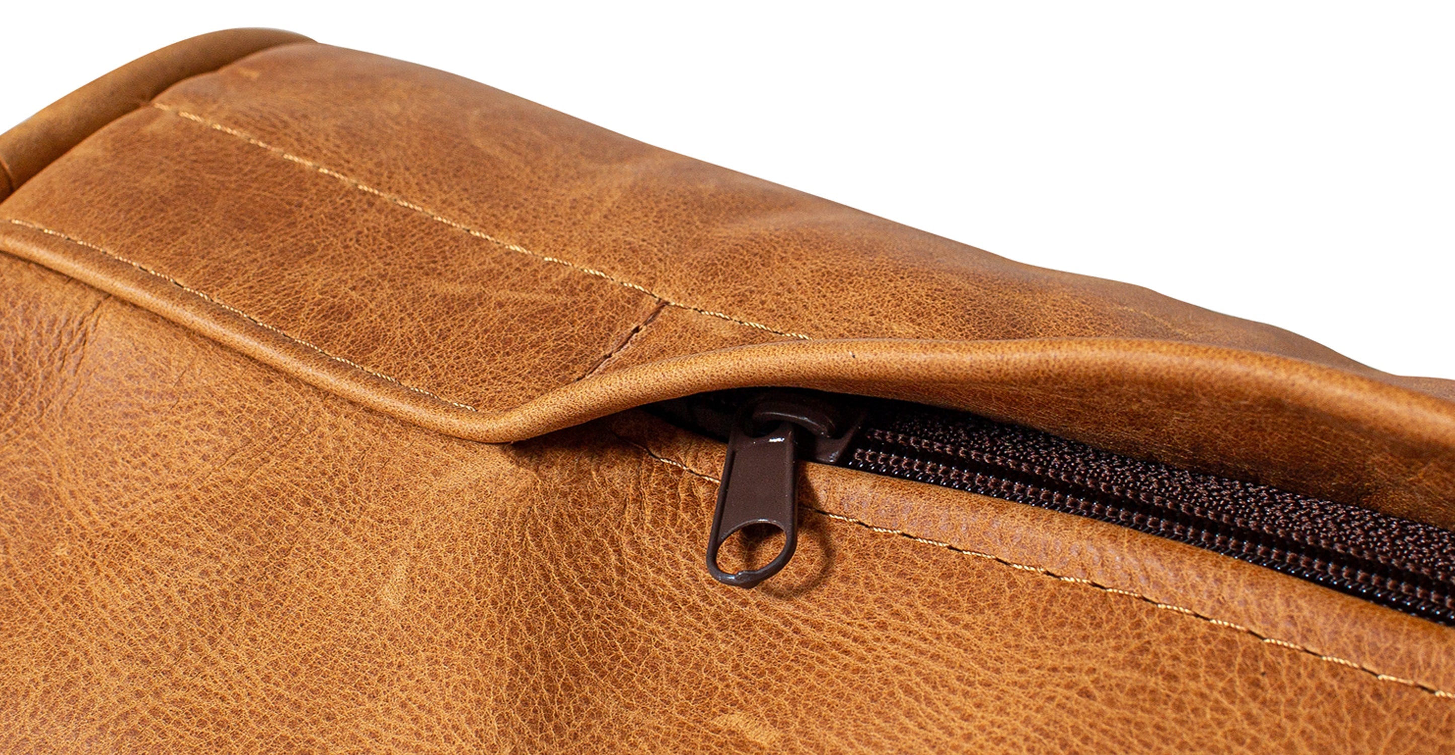 Napa Leather Bolster Pillow Set