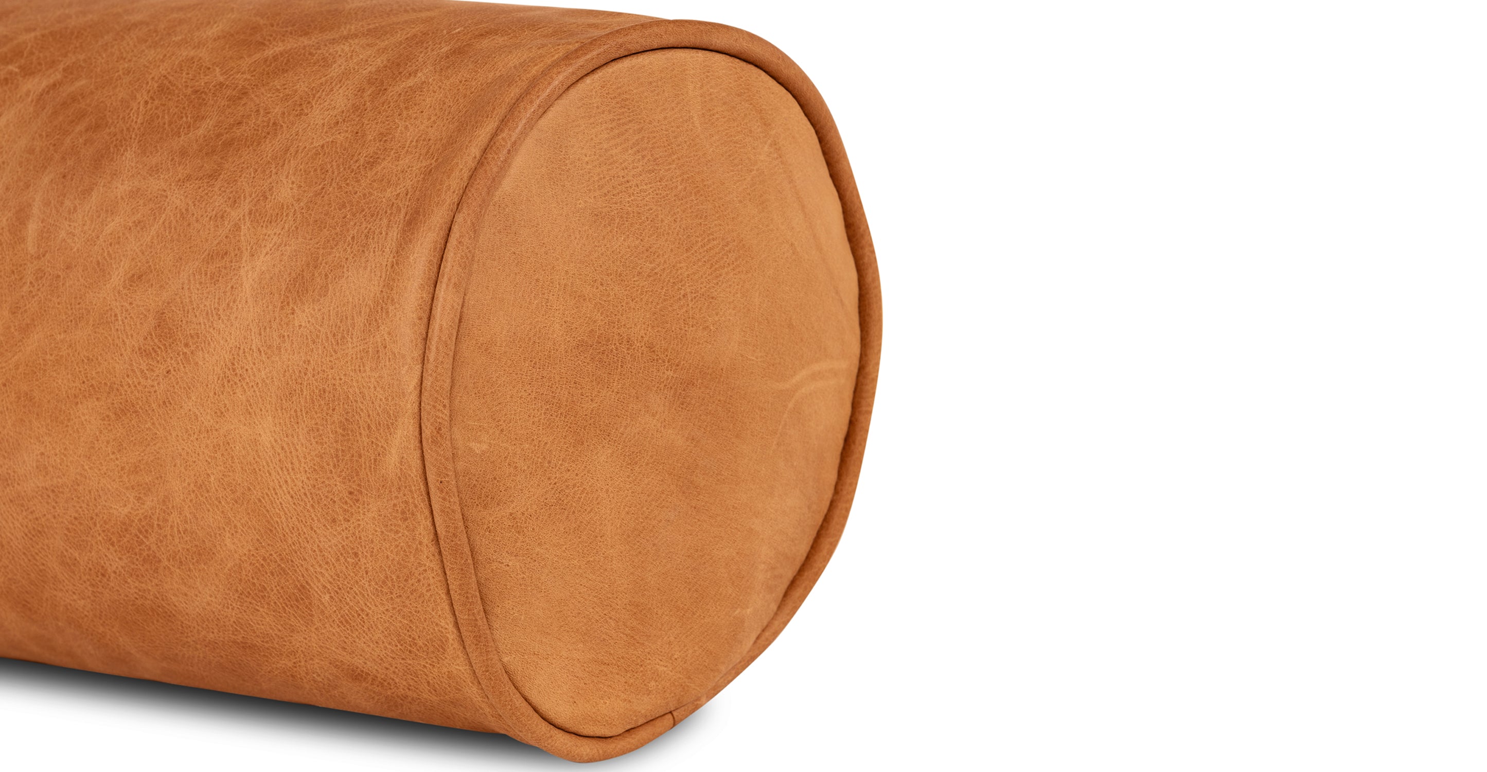 Napa Leather Bolster Pillow Set