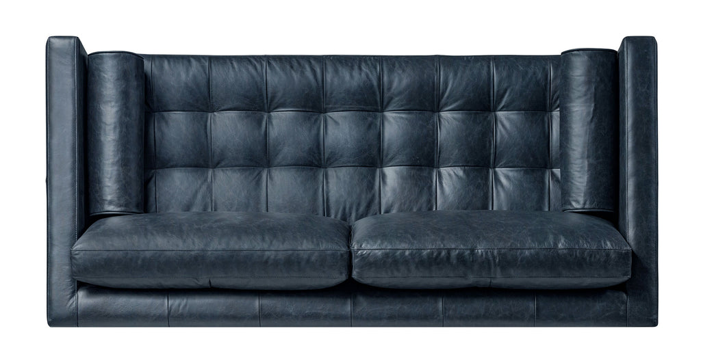 Napa 82 Leather Pull-Out Convertible Sleeper Sofa