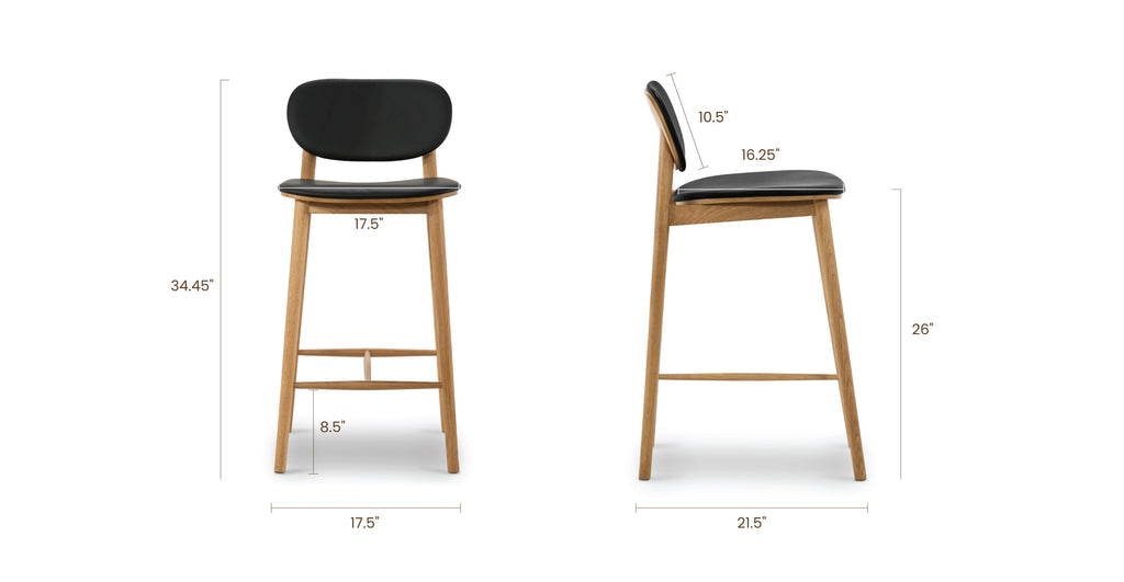 Bonato Leather Counter Stool