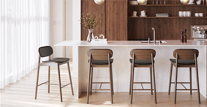 Bonato Leather Counter Stool