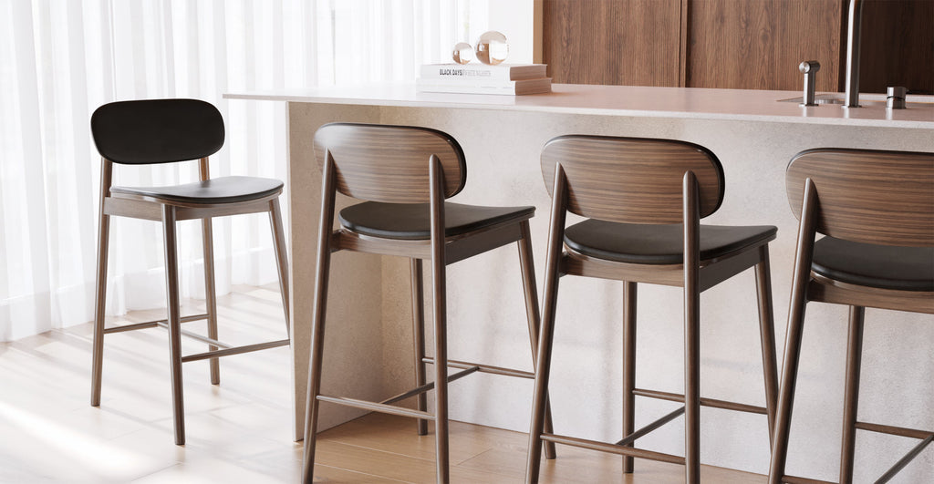 Bonato Leather Counter Stool