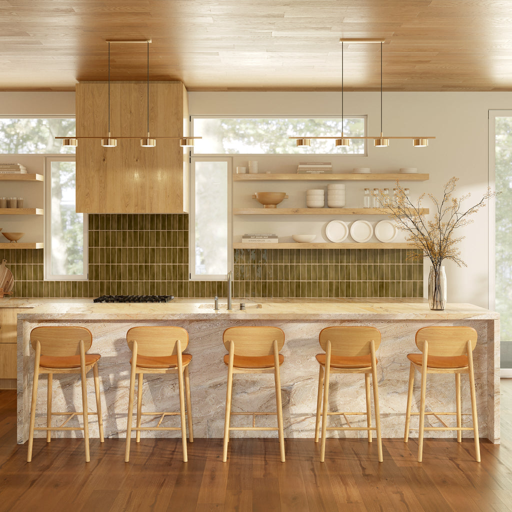 Bonato Leather Counter Stool