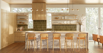 Bonato Leather Counter Stool