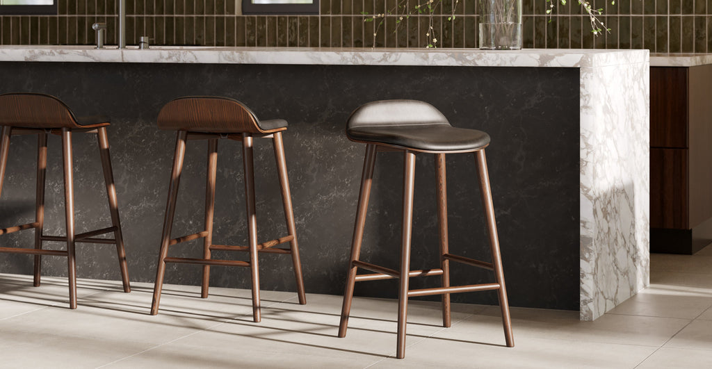 Notello Leather Counter Stool