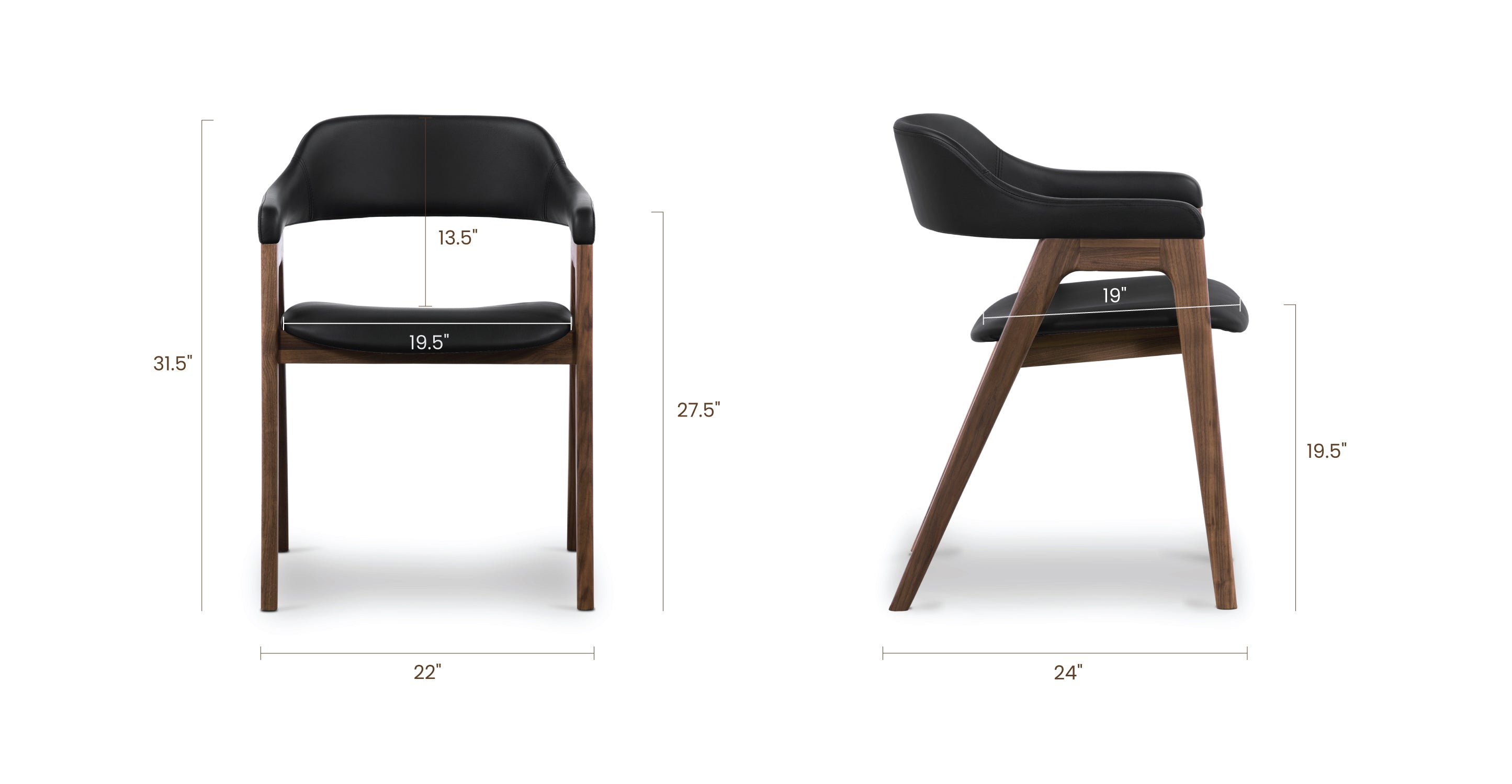 Lando Leather Dining Chair