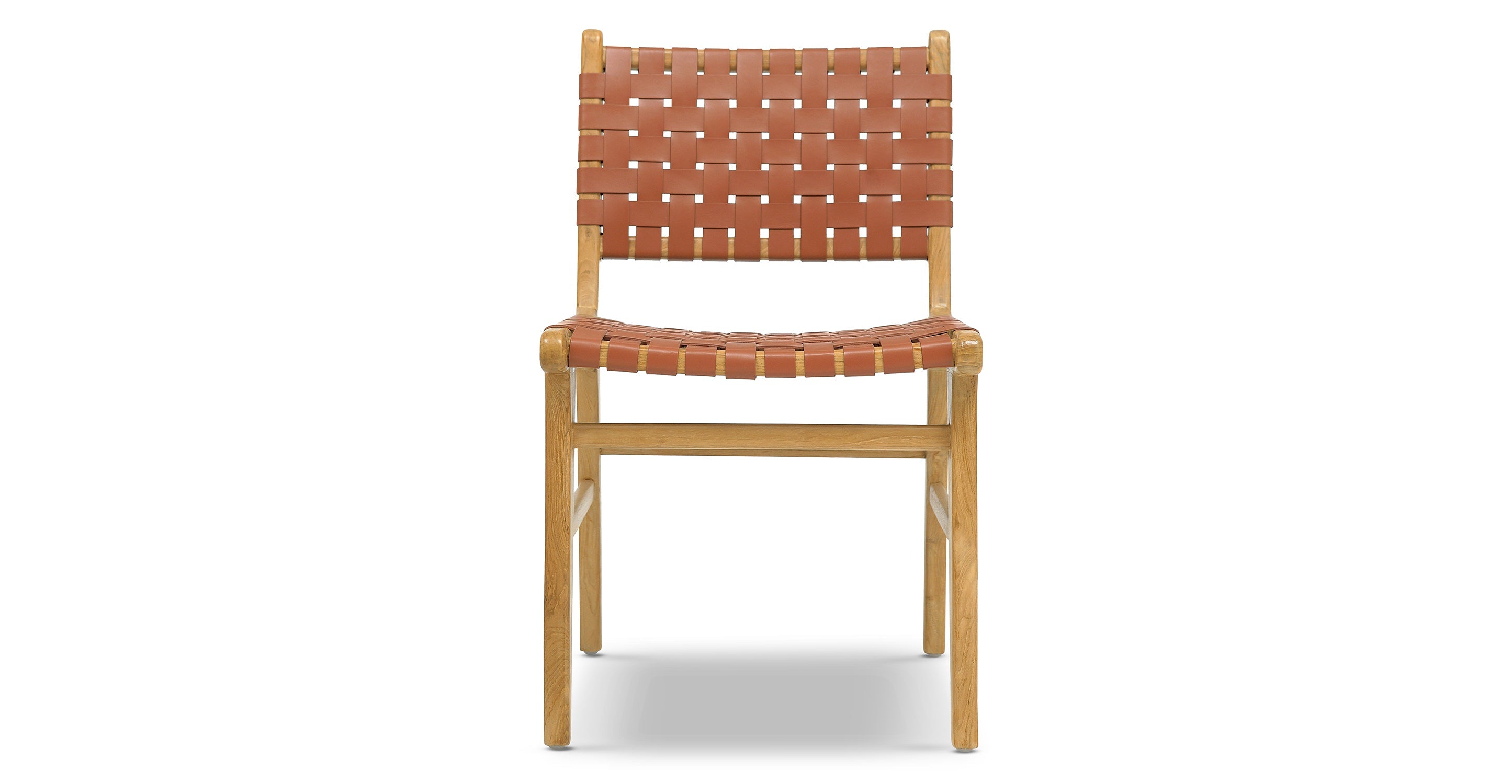 Banda Teak & Leather Dining Chair
