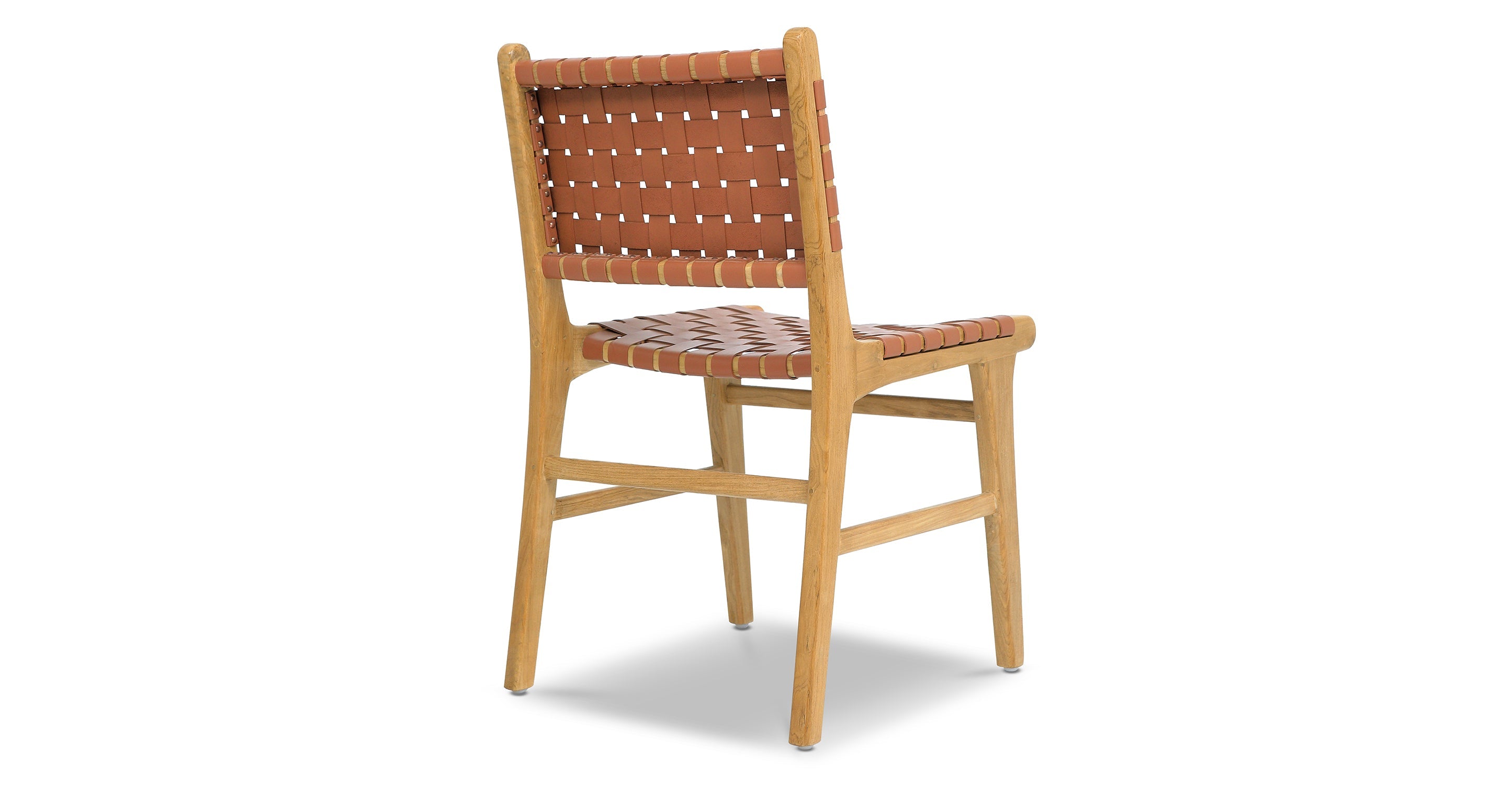 Banda Teak & Leather Dining Chair