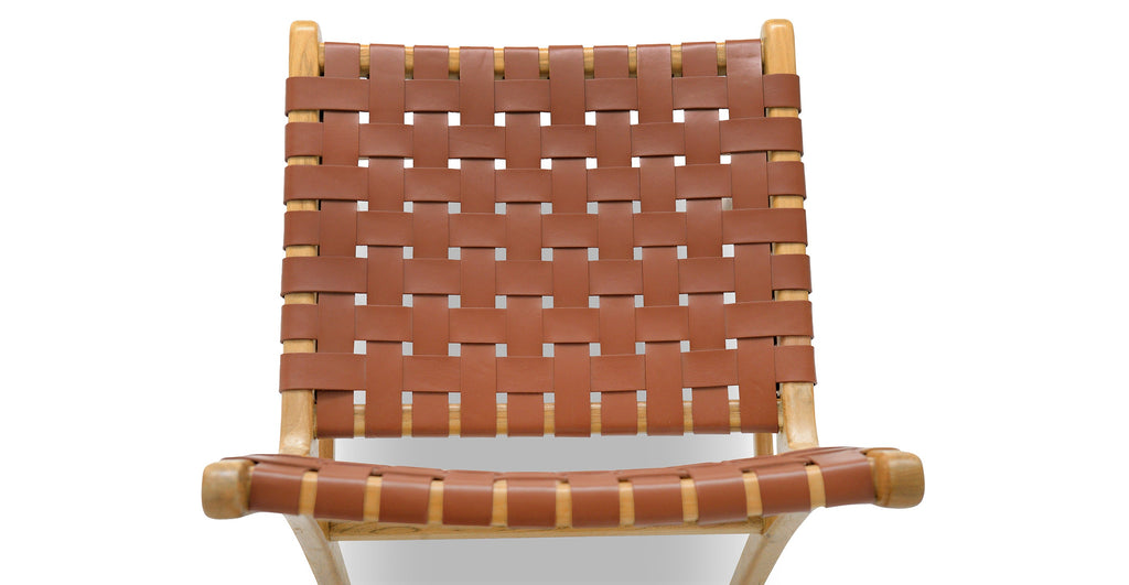 Banda Teak & Leather Dining Chair