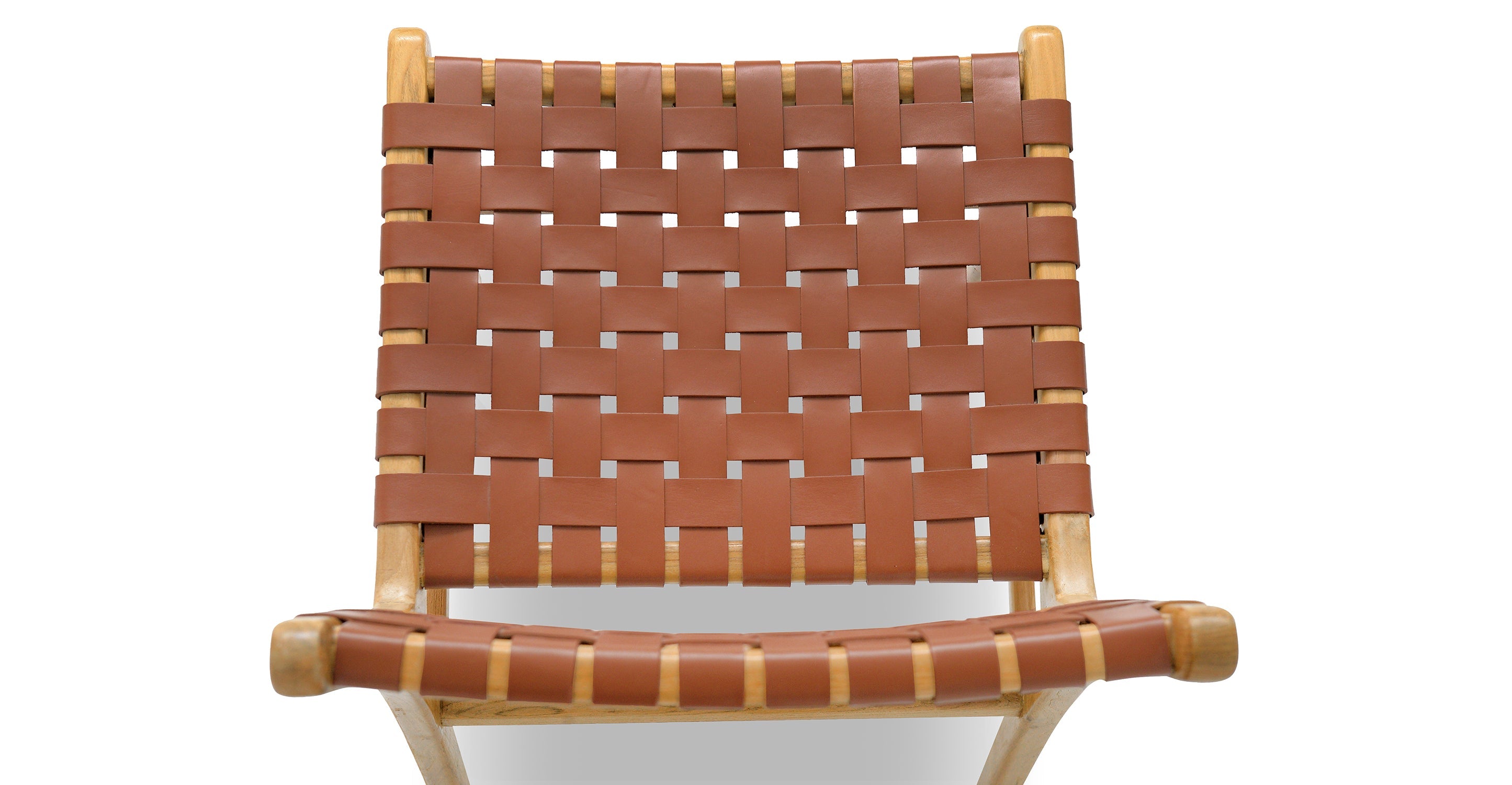 Banda Teak & Leather Dining Chair