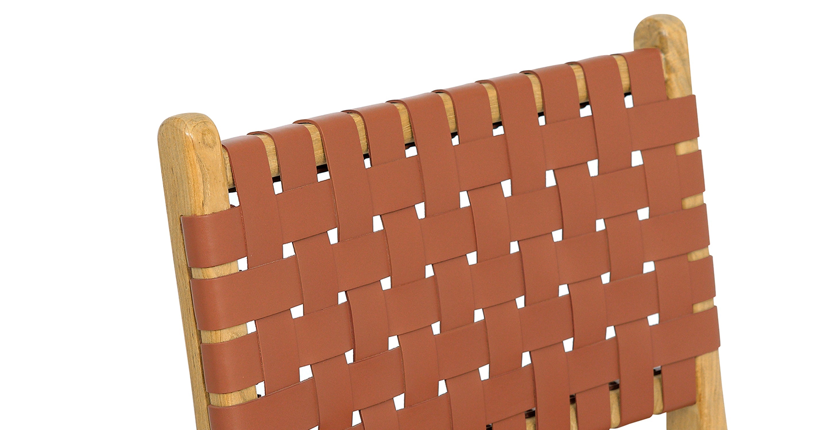 Banda Teak & Leather Dining Chair