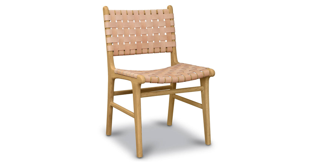 Banda Teak & Leather Dining Chair