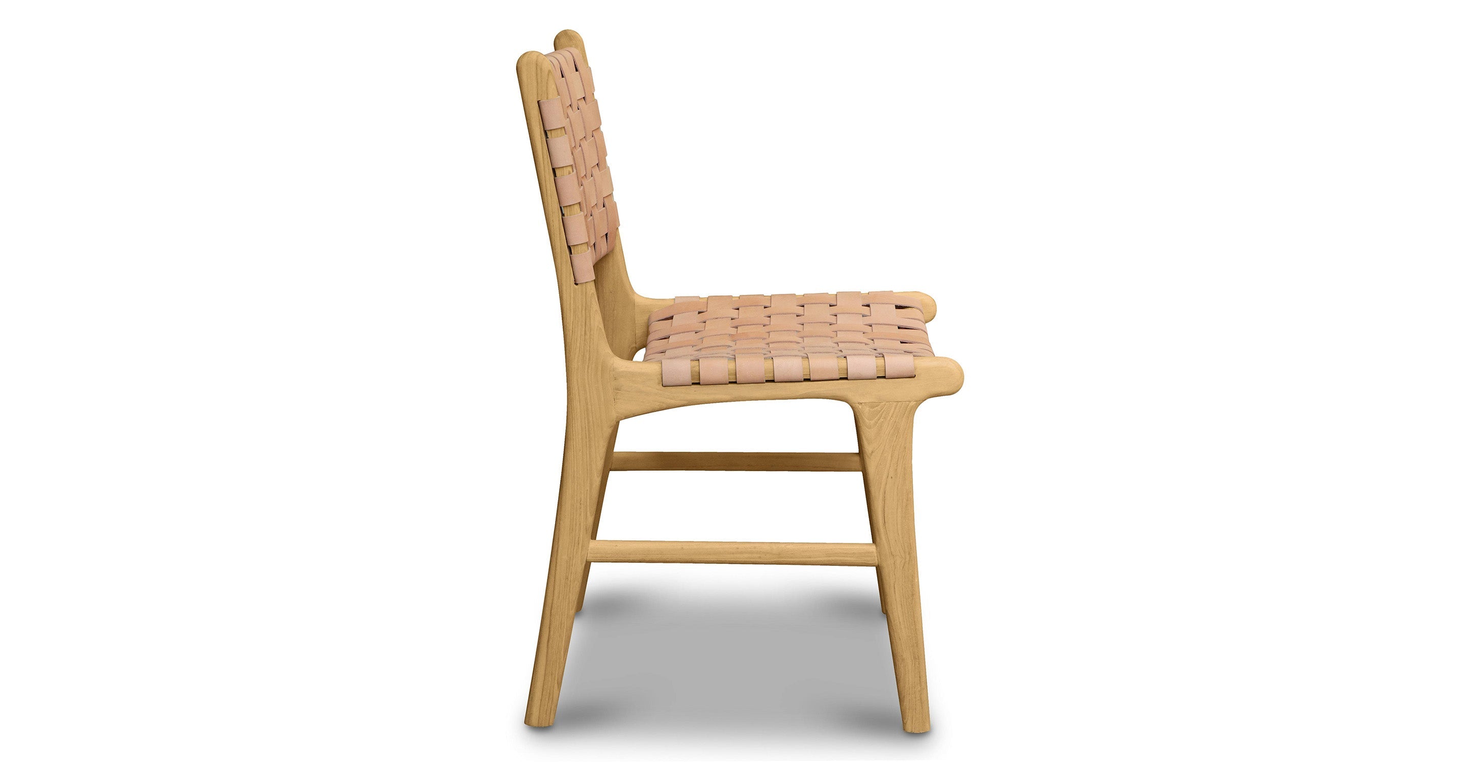 Banda Teak & Leather Dining Chair