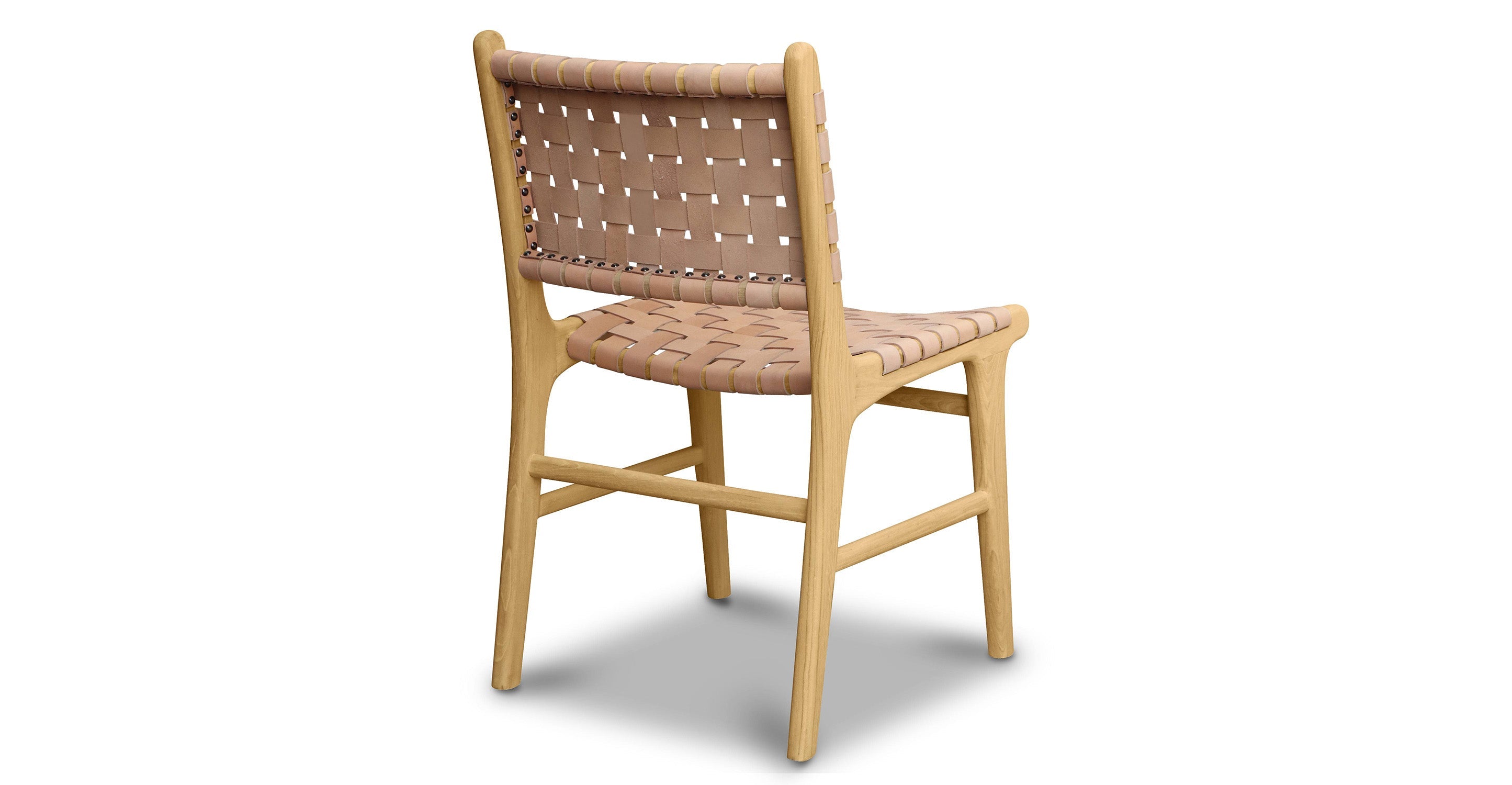Banda Teak & Leather Dining Chair