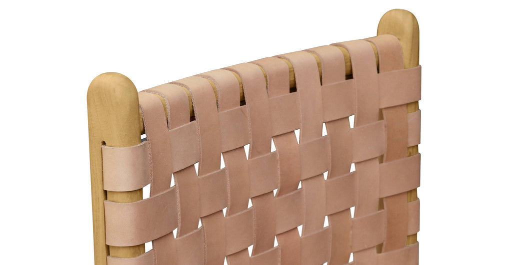 Banda Teak & Leather Dining Chair