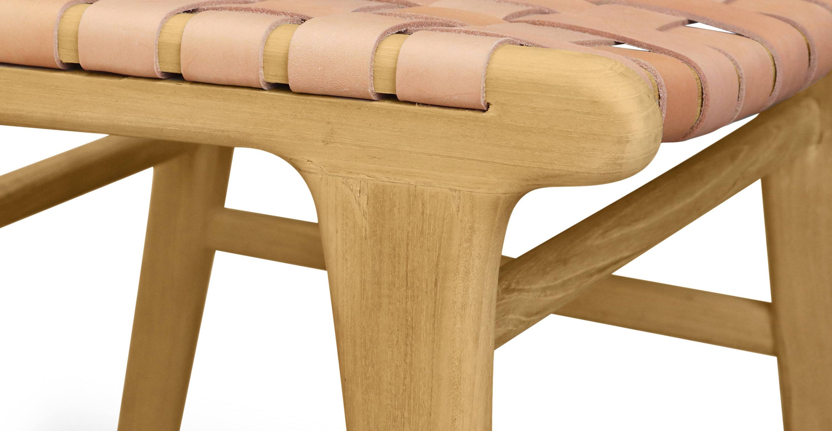 Banda Teak & Leather Dining Chair