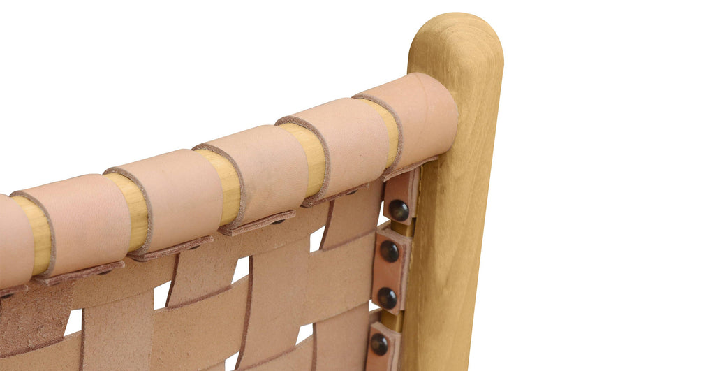 Banda Teak & Leather Dining Chair