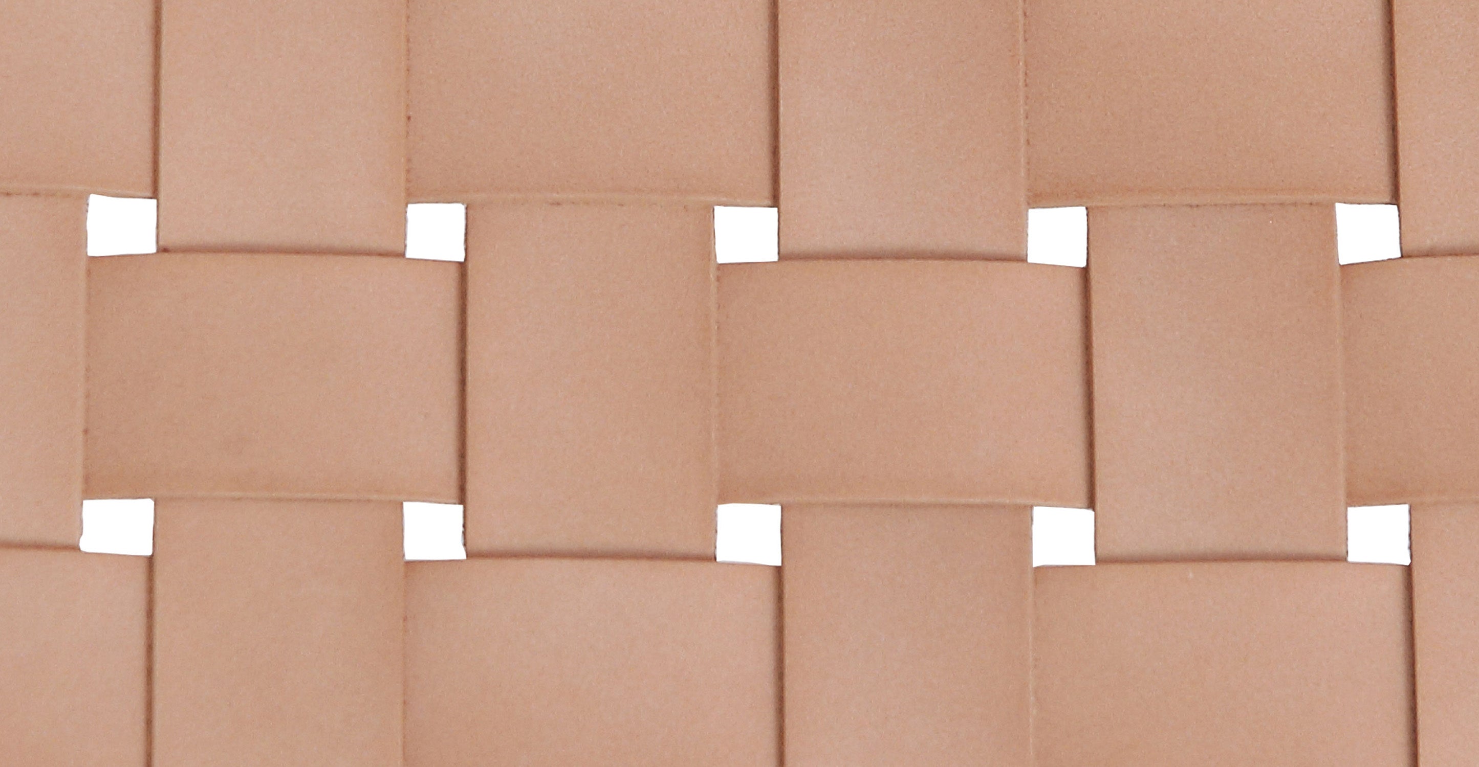 Banda Teak & Woven Leather Counter Height Stool