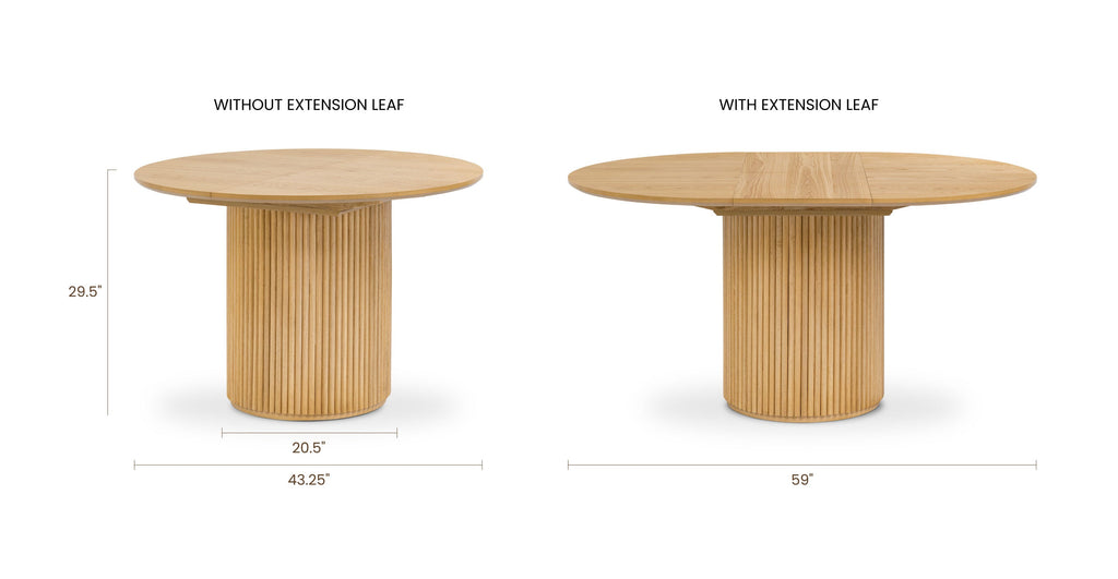 Ronda Extension Dining Table (43-59)