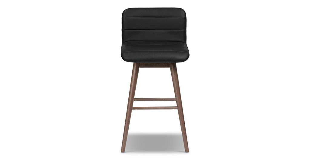 Bassano Leather Swivel Counter Stool