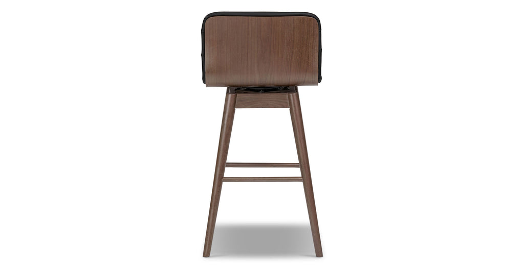 Bassano Leather Swivel Counter Stool