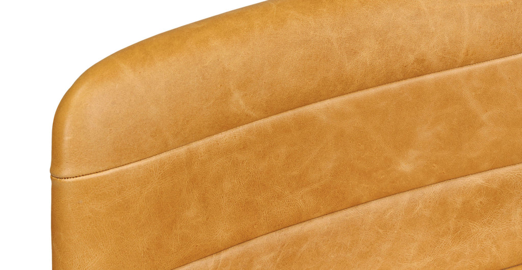 Bassano Leather Swivel Counter Stool