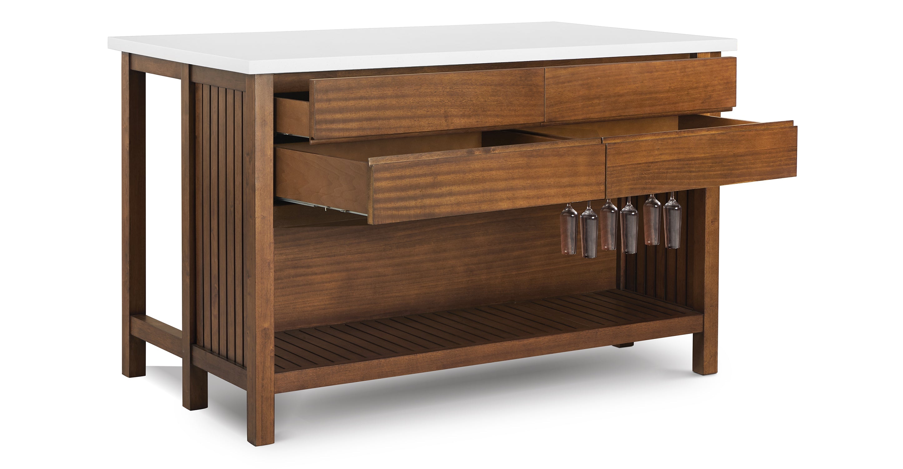 Serel 57.5 Kitchen Island