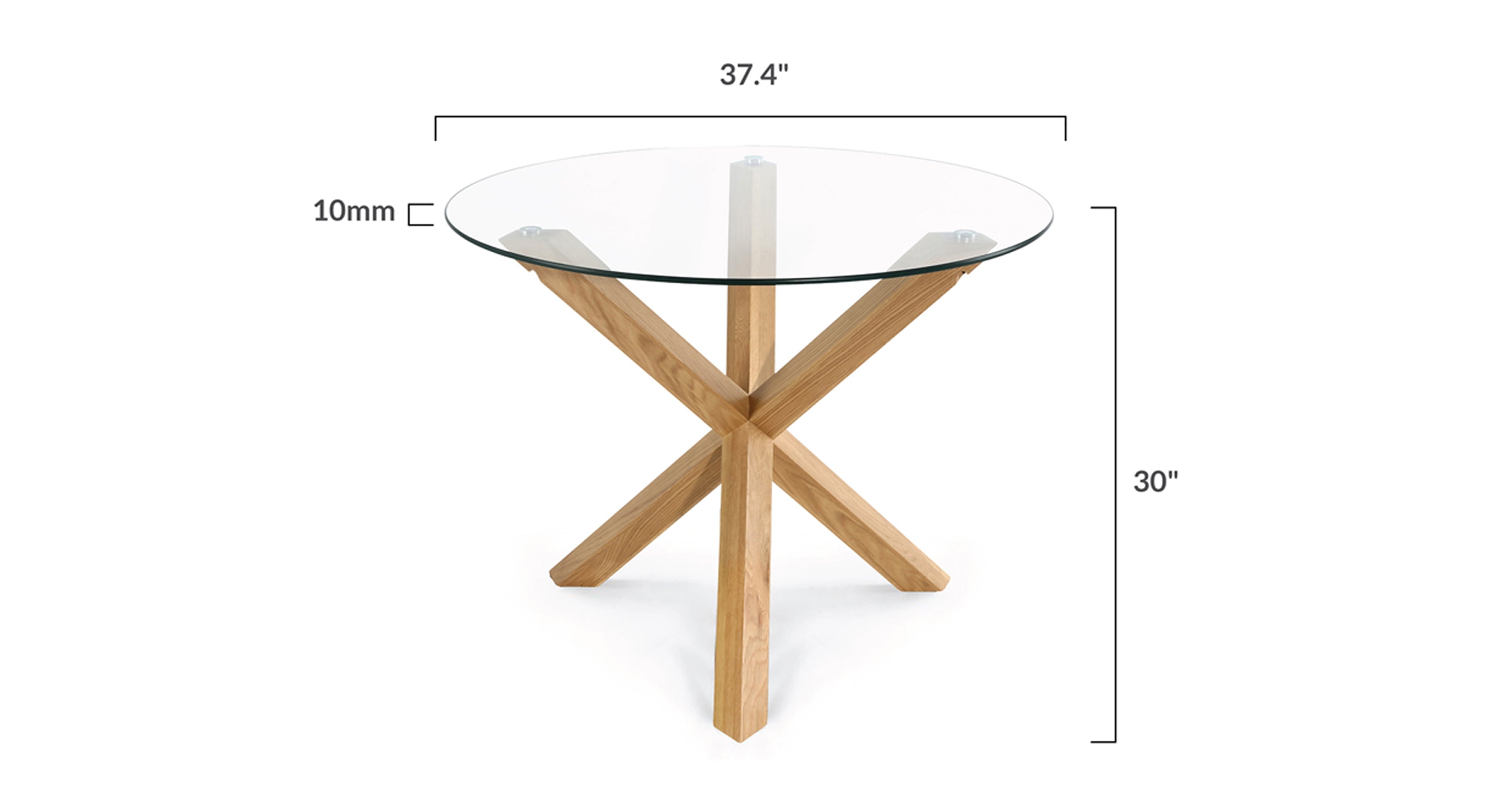 Kennedy Round Dining Table (37.4)