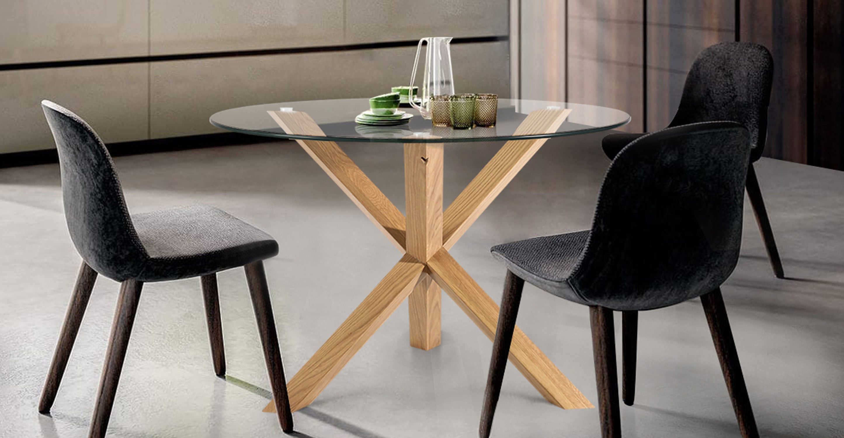 Kennedy Round Dining Table (37.4)