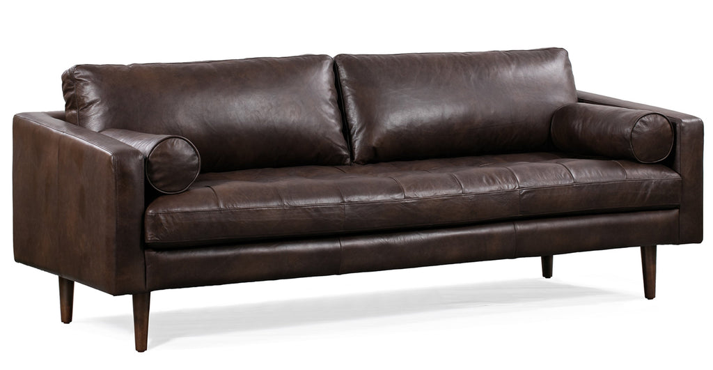 Napa Leather Sofa 88.5”