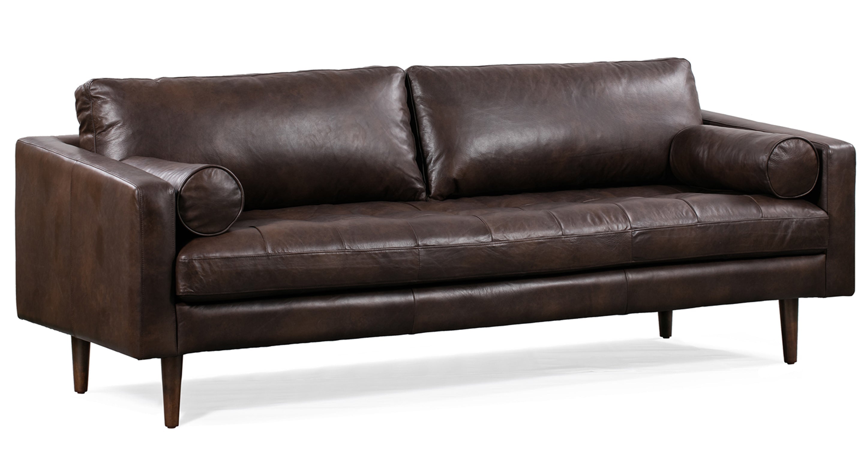 Napa Leather Sofa 88.5”