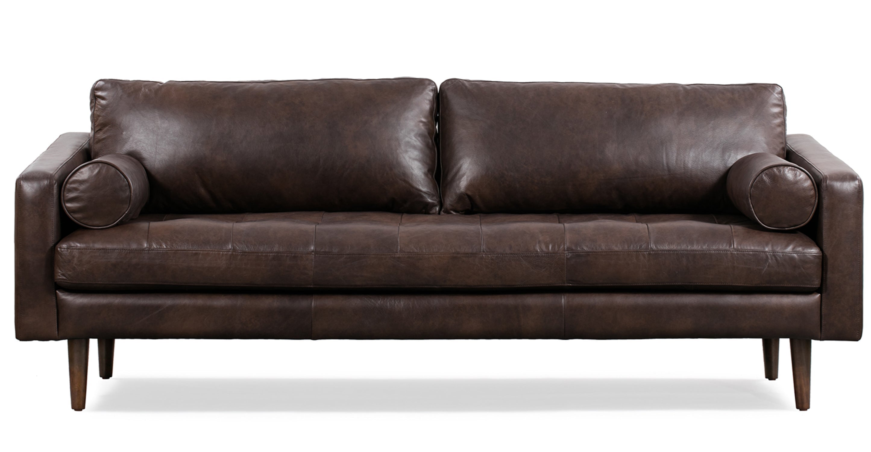 Napa Leather Sofa 88.5”