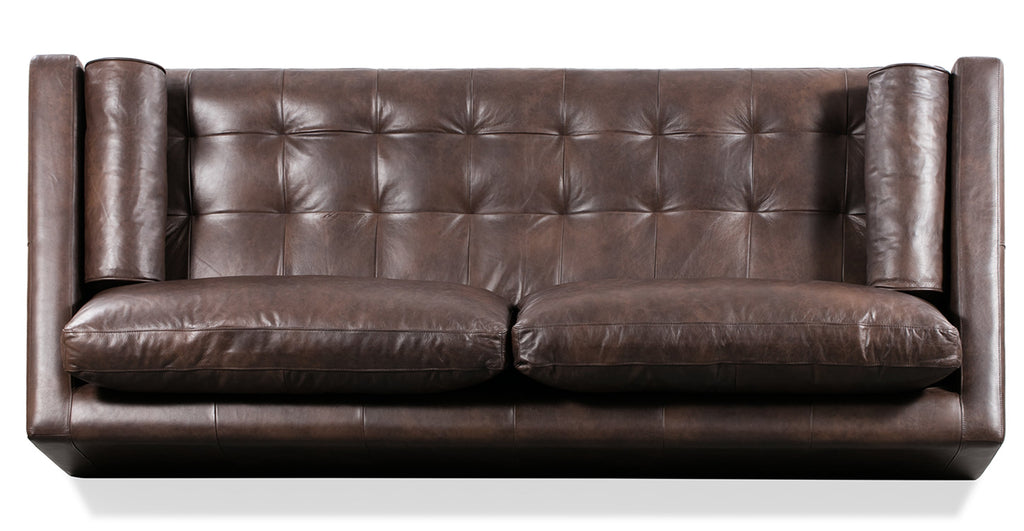 Napa Leather Sofa 88.5”