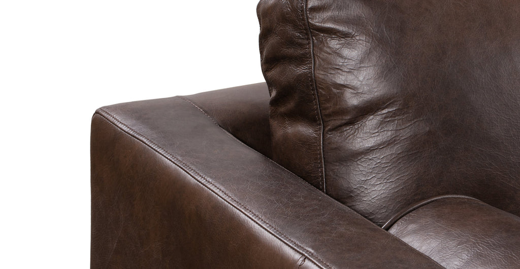 Napa Leather Sofa 88.5”