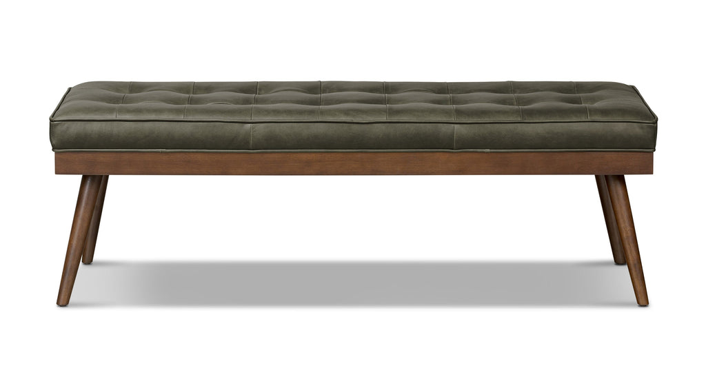 Luca Leather Bench